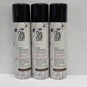 Style Edit Root Concealer Spray - Medium Brown (3 Pack)